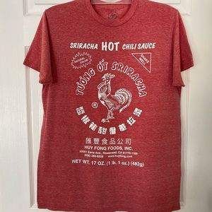 Men's Sriracha Hot Chili Sauce Graphic T-Shirt